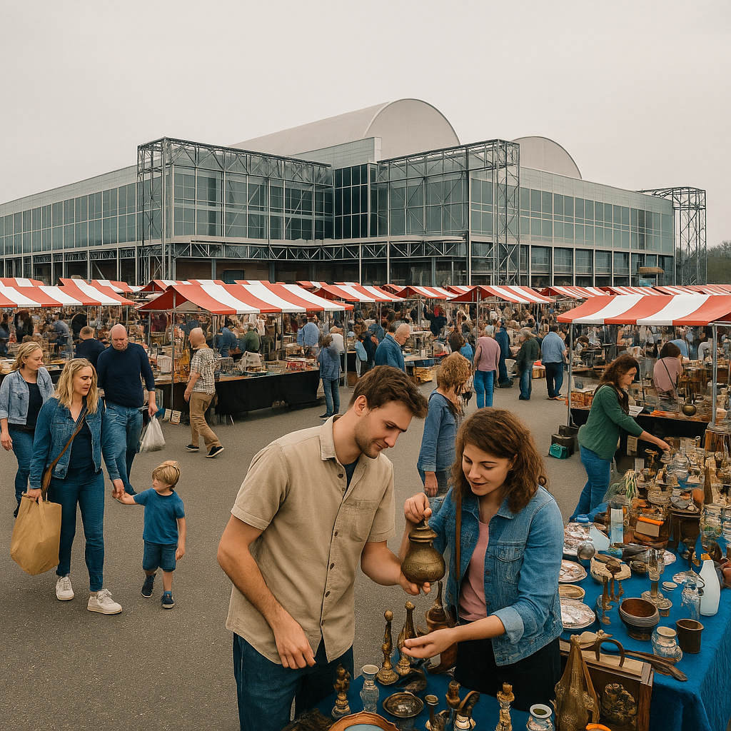 Mega openlucht Snuffelmarkt GelreDome Arnhem