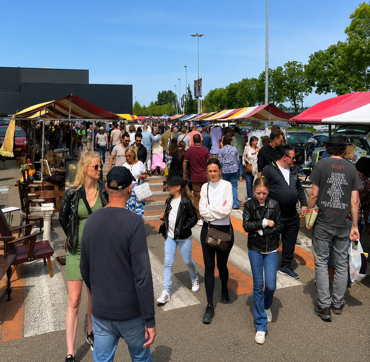 Mega openlucht Snuffelmarkt Brabanthallen Den Bosch