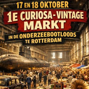 1e tweedaagse Curiosa-Vintagemarkt Rotterdam.