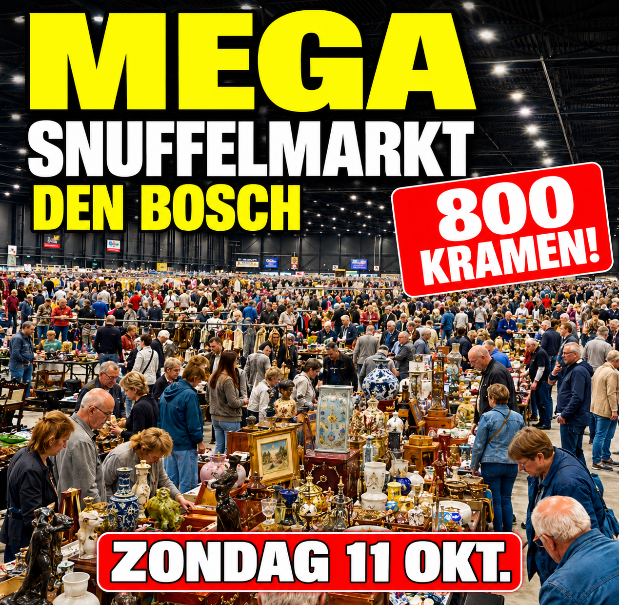 Mega Snuffelmarkt in Den Bosch